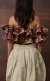 ISADORA TOP - RED MANDALA