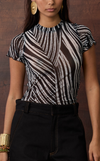 ARA TOP - BLACK VEINS