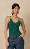 BHUTAN TANK TOP - MOSS