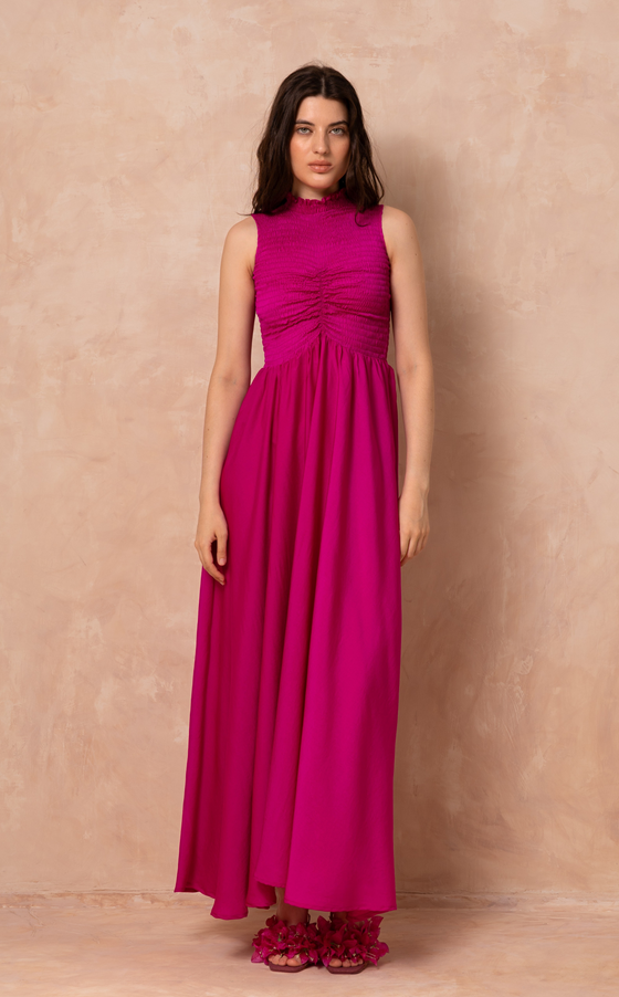 BRISBANE DRESS - BOUGAINVILLEA (PRE ORDER)