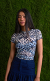BAGHDAD TOP - BLUE BAROQUE