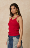 TONIA TANK TOP - SCARLET