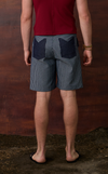 BENGAL SHORTS - BLUE DENIM STRIPES