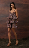 ACAPULCO MINI DRESS - PURPLE PAISLEY