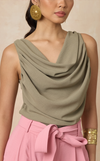 ANTALYA TOP - OLIVE