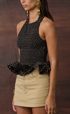BERINA TOP - ABSTRACT DOTS