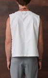 PATAN TOP - WHITE OXFORD