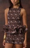 VHINDI SHORTS - PURPLE PAISLEY
