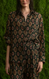 JAIPUR TOP - GREEN INDIAN LOTUS
