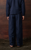 BAGAN PANTS - NAVY PINSTRIPES