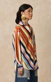 JAIPUR TOP - DIAGONAL STRIPES