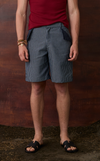 BENGAL SHORTS - BLUE DENIM STRIPES