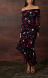 GUYANA SKIRT - MIDNIGHT BLOOM