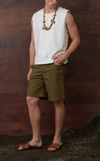 YANGON SHORTS - ARMY TWILL