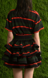 SAN REMO POLO - GREEN-ORANGE STRIPES