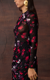 ARA LONG SLEEVES TOP - MIDNIGHT BLOOM