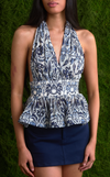 TIBET TOP - BLUE BAROQUE