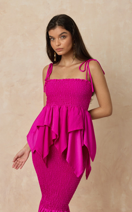 FIJI TOP - BOUGAINVILLEA