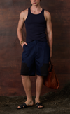 KOSHI SHORTS - NAVY BLUE TWILL