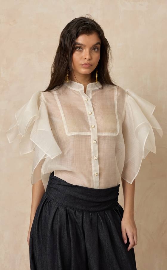 TEODORA TOP - PIÑA COCOON (PRE ORDER)