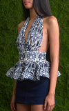 TIBET TOP - BLUE BAROQUE