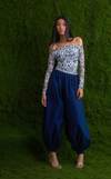 FREYJA TOP -  BLUE BAROQUE
