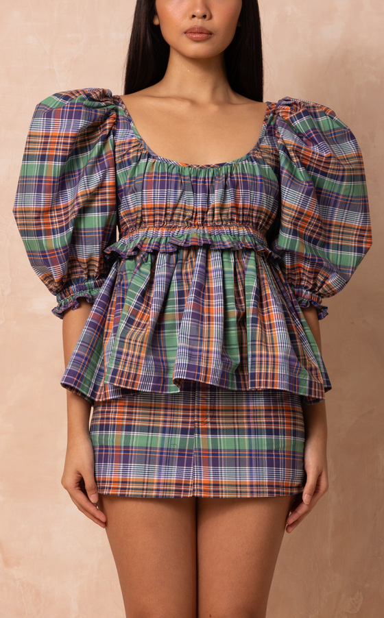BILBAO TOP (DETACHABLE) - PACIFIC PLAID