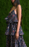 ACAPULCO MAXI DRESS - BLUE PEACH PAISLEY
