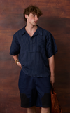 LUANG PRABANG TOP - NAVY PINSTRIPES