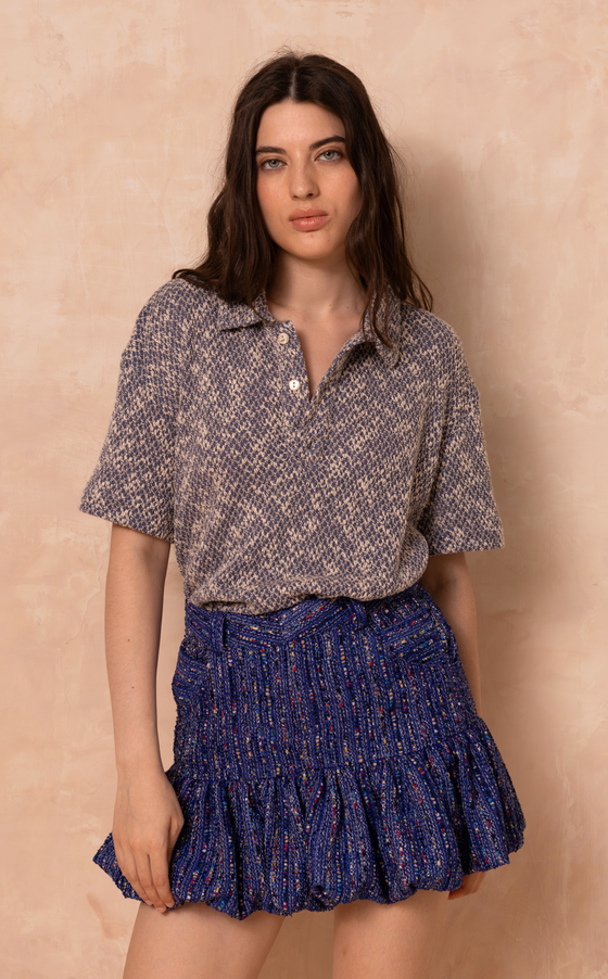 SAN REMO POLO - BLUE KNITS
