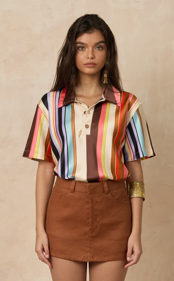 SAN REMO POLO - DIAGONAL STRIPES (PRE ORDER)