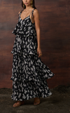 ACAPULCO MAXI DRESS - BLACK FLORAL