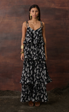 ACAPULCO MAXI DRESS - BLACK FLORAL