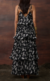 ACAPULCO MAXI DRESS - BLACK FLORAL