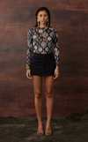 ARA LONG SLEEVES TOP - GRAPHITE