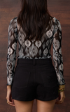 ARA LONG SLEEVES TOP - GRAPHITE