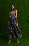 ACAPULCO MAXI DRESS - BLUE PEACH PAISLEY