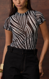 ARA TOP - BLACK VEINS