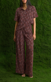 BALI PANTS - VERMILION GREEN LOTUS