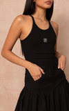 TONIA TANK TOP - BLACK