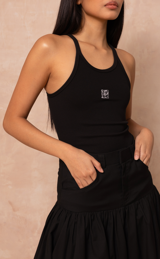 TONIA TANK TOP - BLACK