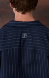 LUANG PRABANG TOP - NAVY PINSTRIPES