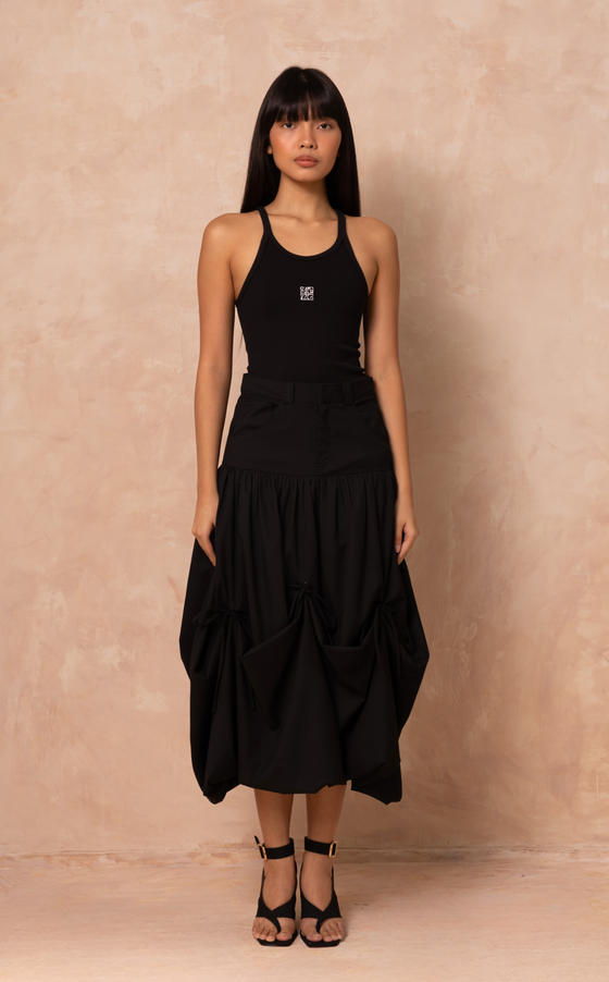 NIAGARA SKIRT - BLACK