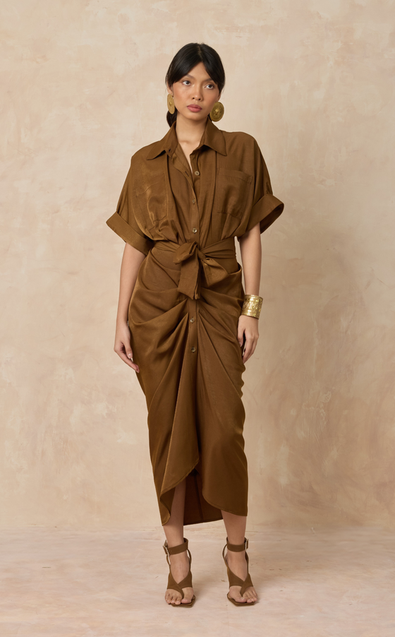 ASMARA DRESS - BRONZE