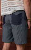 BENGAL SHORTS - BLUE DENIM STRIPES