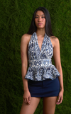 TIBET TOP - BLUE BAROQUE