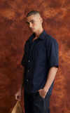 NAGANO POLO - NAVY OXFORD