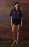 SAN REMO POLO - NAVY BLUE EYELET