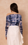 FREYJA TOP -  BLUE TIE DYE (PRE ORDER)