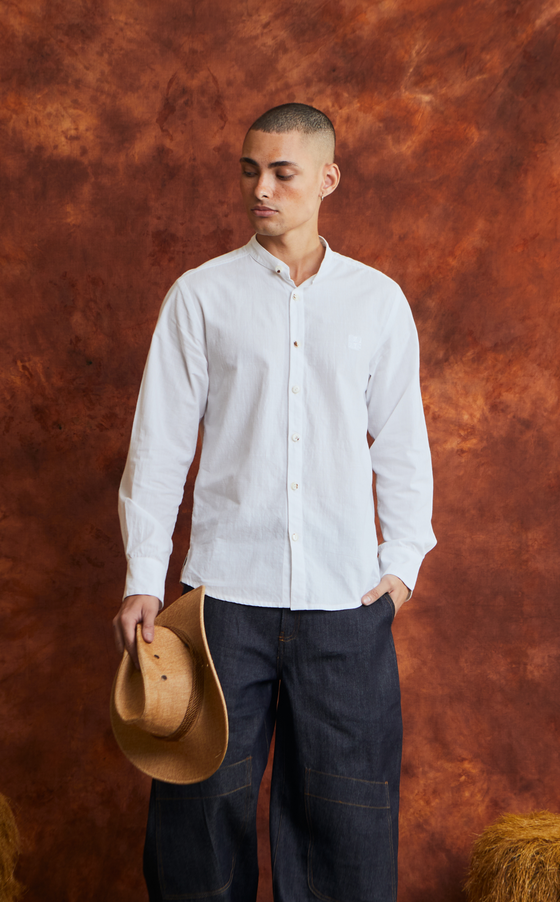 MADRID POLO - SOFT WHITE LINEN